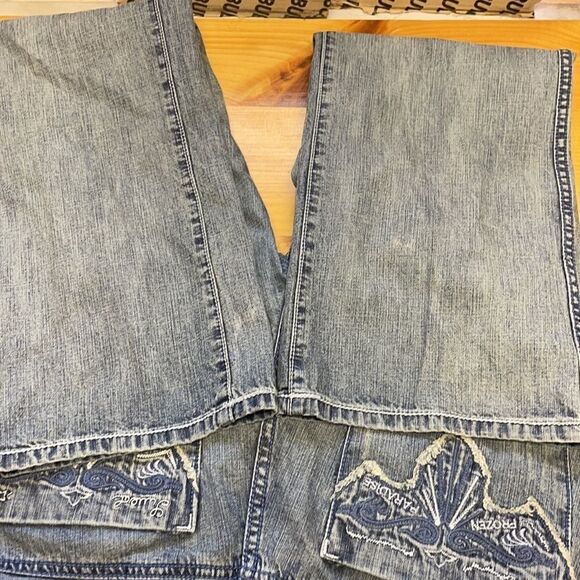 Buffalo Men’s Frozen Paradise Cotton Blue Jeans - Picture 4 of 6